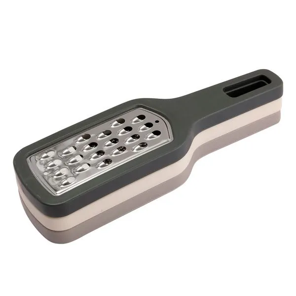 Kit 3 Raladores Espessura Grossa/Média/Fina Plástico PP e Aço Inox 21x6,6x3,5cm LM4109 - honeyhome