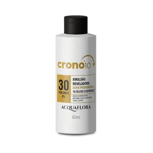 Água Oxigenada Acquaflora Crono 10 30 Volumes 60ml Ox Acquaflora 60ml Crono10 30 Vol.