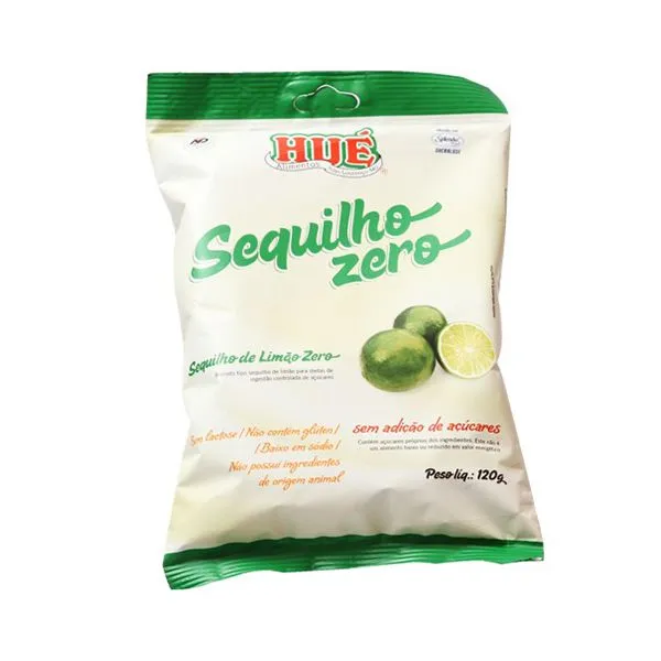 Sequilho Limão Zero Açúcar, Zero Glúten Hué 120g
