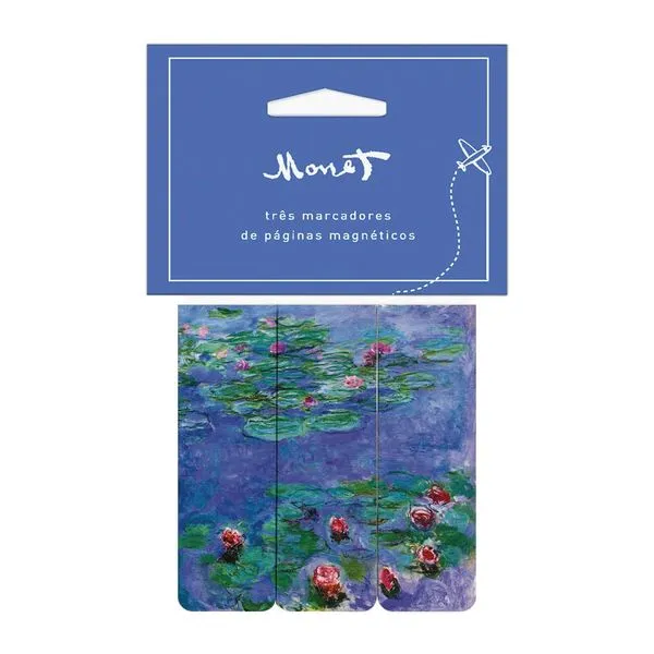 Marcador De Página Magnético Monet Water Lilies