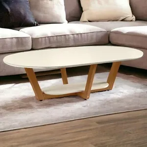 Mesa De Centro Elegance Off White E Nature Tebarrot