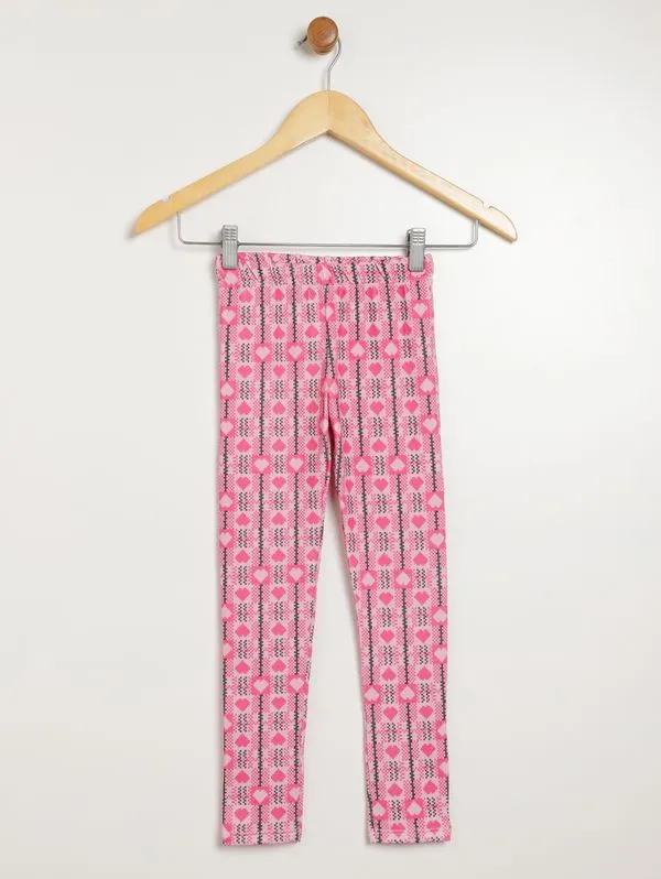 Calça Legging Infantil Para Menina - ROSA 4