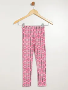 Calça Legging Infantil Para Menina - ROSA 4