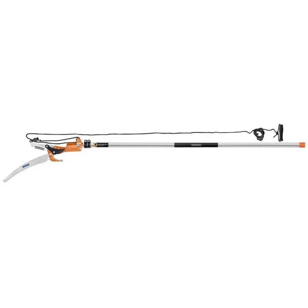 Podador de Galhos com Serrote Profissional 12 - 305 mm Cabo Metálico Extensível Até 3 m para Poda em Altura Tramontina Podador de Galhos com Serrote Profissional 12 - 305 mm Cabo Metálico Extensível Até 3 m Tramontina
