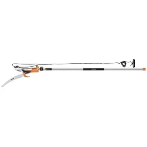 Podador de Galhos com Serrote Profissional 12 - 305 mm Cabo Metálico Extensível Até 3 m para Poda em Altura Tramontina Podador de Galhos com Serrote Profissional 12 - 305 mm Cabo Metálico Extensível Até 3 m Tramontina