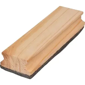 Apagador para Quadro Escolar Souza Office de Feltro e Madeira de Pinus Branco e Negro Apagador para Quadro Escolar Souza Office Feltro Madeira de Pinus