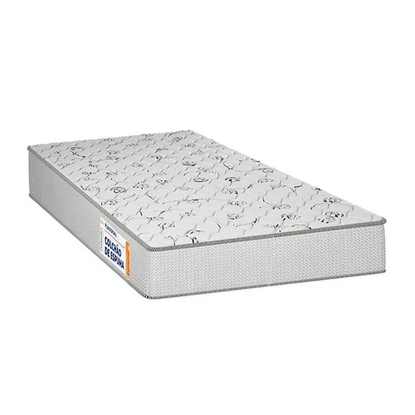 Colchão Solteiro Espuma Plumatex D23 Pluma Spuma 78x188x14