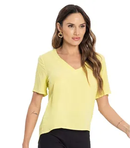 Blusa Feminina Viscose Endless Amarelo P