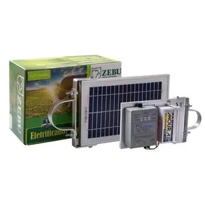 Eletrificador Solar de Cercas com Bateria ZS20 BI 12V para Pequenas Propriedades Até 4500m Zebu Eletrificador Solar de Cercas com Bateria ZS20 BI 12V para Pequenas Propriedades Zebu