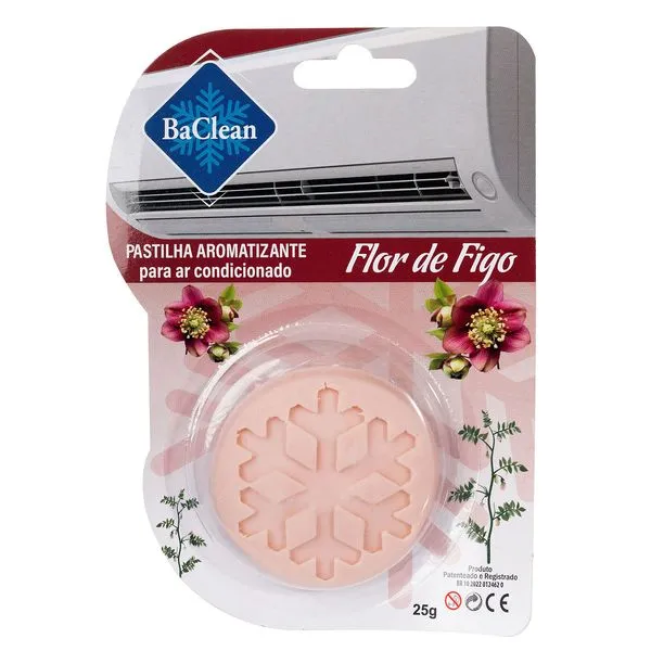 Pastilha Bactericida Aromatizante para Ar Condicionado Flor de Figo