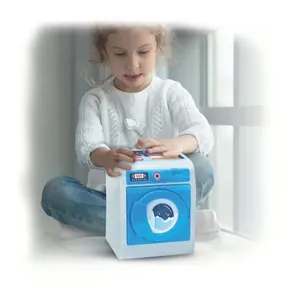 Brinquedo Infantil Mini Máquina de Lavar Lava Fácil para Faz de Conta Transparente Bs Toys Brinquedo Infantil Mini Máquina de Lavar Lava Fácil Transparente Bs Toys