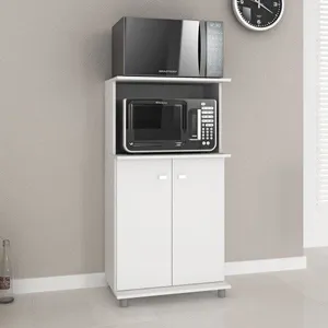 Balcão para Forno e Microondas Bl3307 Branco