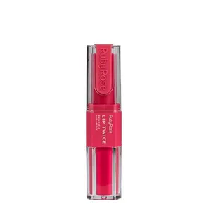 Batom Liquido Ruby Rose Duo Lip Twice Lt30 6ml