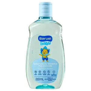 Sabonete Líquido de Glicerina Baruel Baby Pele Delicada 210ml