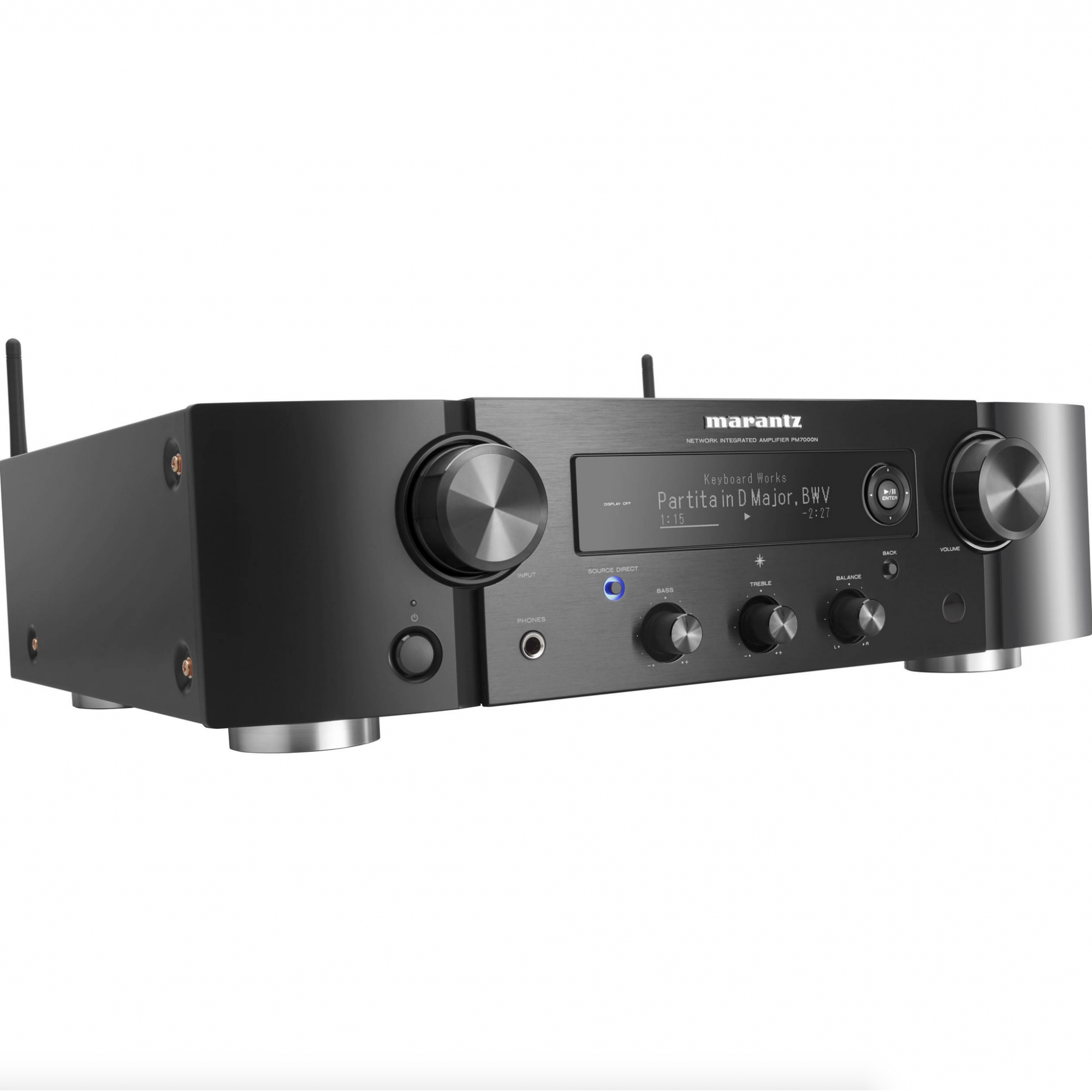 Marantz PM7000N Amplificador Estéreo Integrado Entrada Phono Saída Subwoofer 220V