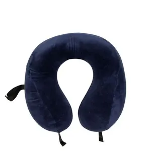 Almofada de Pescoço Ergonômica Travel Stradda AZUL ESCURO