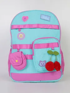 Mochila Escolar Clio VERDE/ROSA