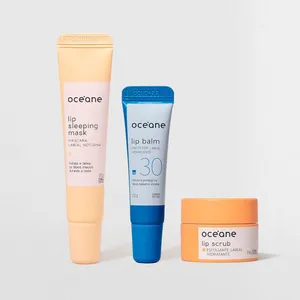 Kit Protetor Labial Hidratante + Máscara Labial Noturna + Esfoliante Labial (3 Produtos) Océane Kit Protetor Labial Hidratante + Máscara Labial Noturna + Esfoliante Labial (3 Produtos)
