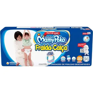 Kit c/4 Unidades cada de Mamypoko Fralda Calça Jumbo Xxg C/24 Unidades cada