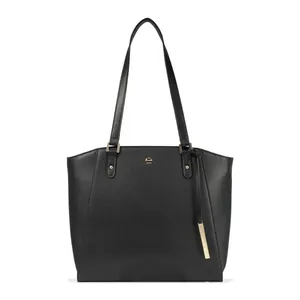 Bolsa Feminina Tote Saffiano Classic Le Postiche Preto