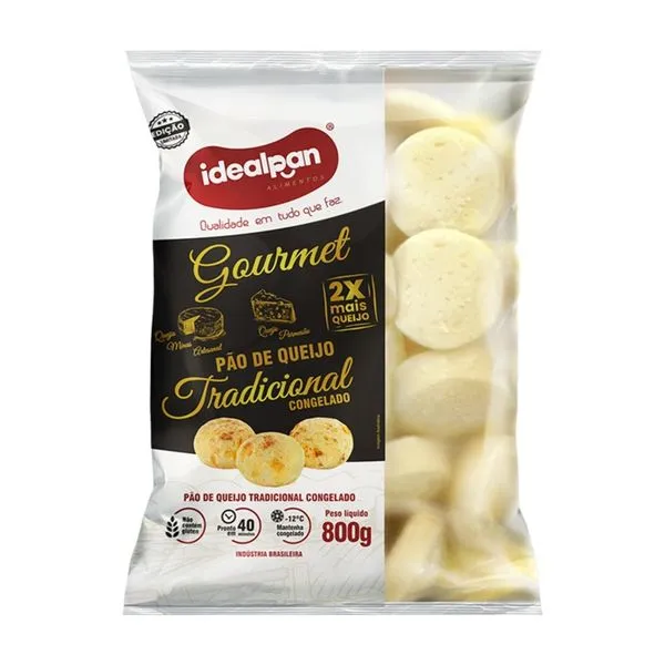 Pão de Queijo Idealpan Gourmet 800g