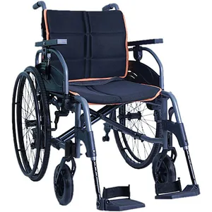 Cadeira De Rodas Alumínio Premium Max Até 150kg Assento 46cm