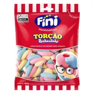 Marshmallow Fini Torção Recheadinhos 80g