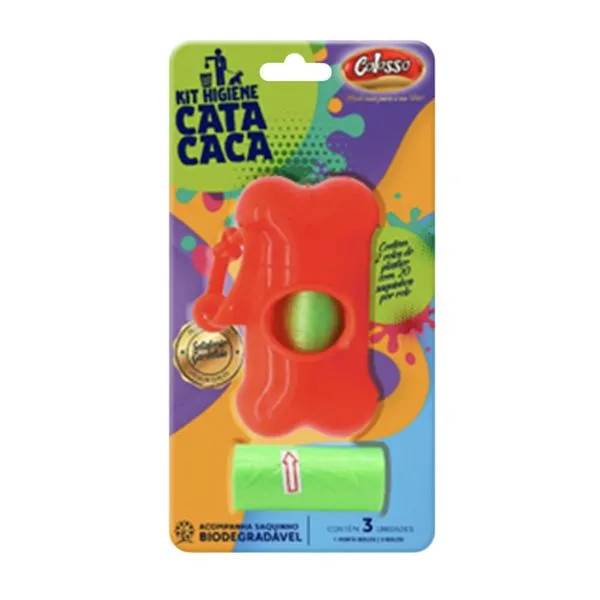 Kit Higiene Animal Colosso Cata Caca Refil