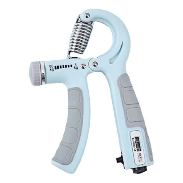 Hand Grip para Exercícios de Mão e Antebraço Modelo1 Ajuste de Resistência 5-60kg Azul OEM Hand Grip Modelo1 para Fortalecimento de Antebraço e Dedos Ajustável 5-60kg Azul OEM