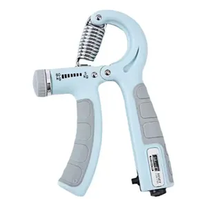 Hand Grip para Exercícios de Mão e Antebraço Modelo1 Ajuste de Resistência 5-60kg Azul OEM Hand Grip Modelo1 para Fortalecimento de Antebraço e Dedos Ajustável 5-60kg Azul OEM