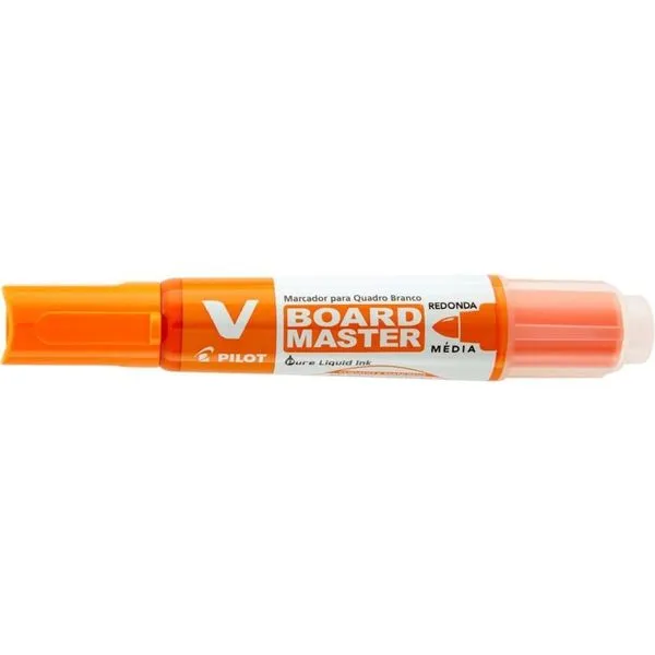 Pincel para Quadro Branco Pilot V Board Master WBMA-VBM Recarregável com Refil 12 Unidades Laranja Pincel para Quadro Branco Pilot V Board Master WBMA-VBM 12 Unidades Laranja