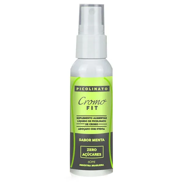 Cromofit Menta Com Stevia 60ml - Cromofit