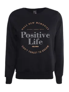Moletom Estampado Feminino PRETO G