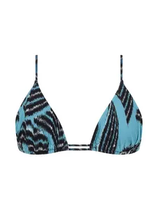 Top Cortininha Estampado La Mer AZUL M