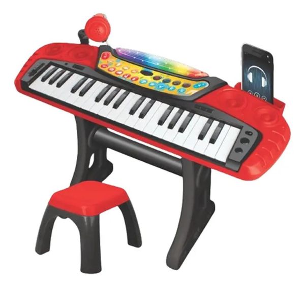 Brinquedo Teclado Infantil Com Microfone Zoop Toys - ZP01154
