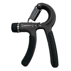 Hand Grip Modelo 1 para Força do Antebraço e dos Dedos com Resistência Ajustável 5-60 kg Preto OEM Hand Grip Modelo 1 para Exercício do Antebraço e dos Dedos Ajustável 5-60 kg Preto OEM