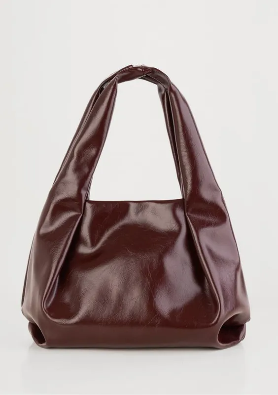 Bolsa Feminina Pequena Em PU - Vinho UNI