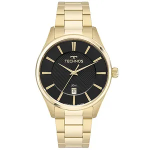 Relógio Technos Masculino Ref: 2115txs/1p Classic Dourado