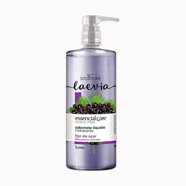 Sabonete Líquido Laevia Hidratante Flor de Açaí 1L