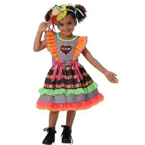 Vestido Infantil Festa Junina Menina Brigida Caipirinha P