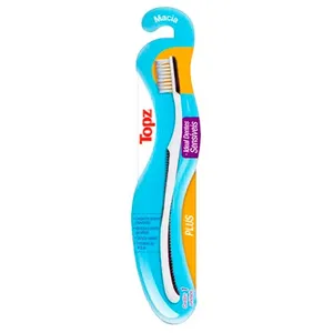 Escova Dental Topz Plus Macia 1 Unidade