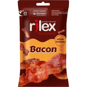 Preservativo Rilex Aroma Bacon 3 Unidades
