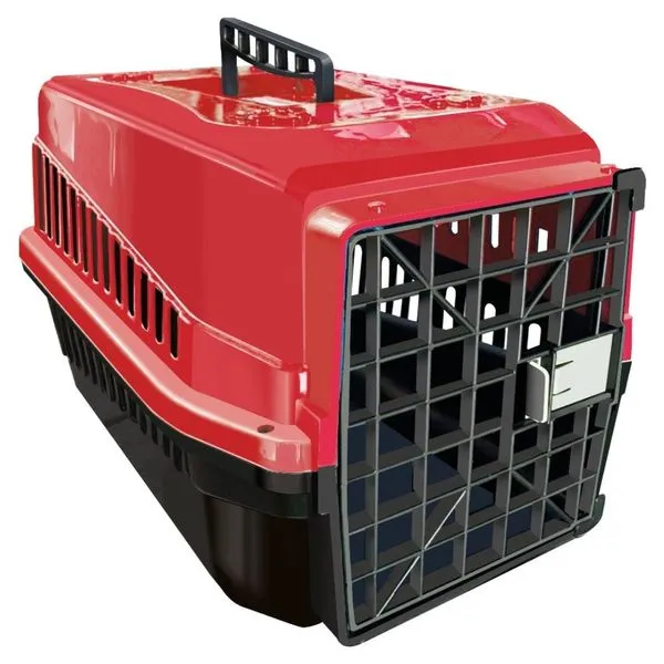 Caixa de Transporte Mec Pet Box N°4 Vermelho (MP)