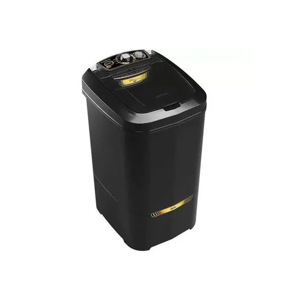 Máquina de Lavar Semiautomática Newmaq Plus 20,5kg 9 Programas Preto 220V Máquina de Lavar Semiautomática Newmaq Plus 20,5kg Preto 220V