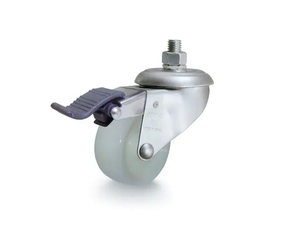 Rodizio GRRON 312 N Nylon com Freio Capacidade 150kg - Rod-car