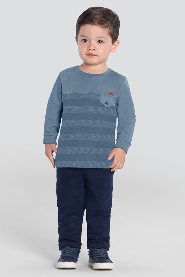 Camiseta infantil menino listrada Mundi - 8