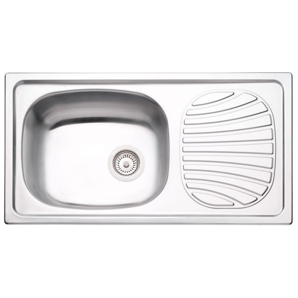 Cuba de Sobrepor Tramontina Alpha Inox Pré Polido 78 x 43 cm com Válvula 93840602