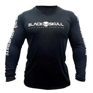 Camiseta Dry Fit Soldado Bope Manga Longa Preta – M