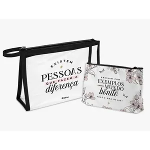 Kit 2 Necessaires Pvc Pessoas Que Fazem A Diferença 14425 - Brasfoot