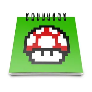 Bloco De Anotações Cogumelo Pixel Grow Up